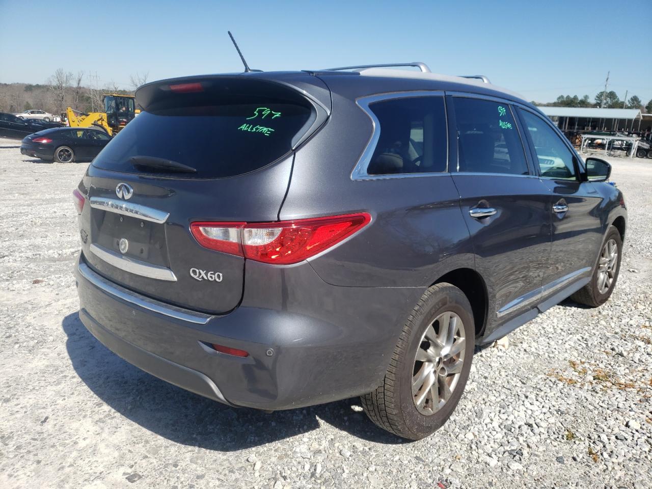 Photo 4 from auction – 2014 INFINITI QX60 with VIN 5N1AL0MN7EC511367