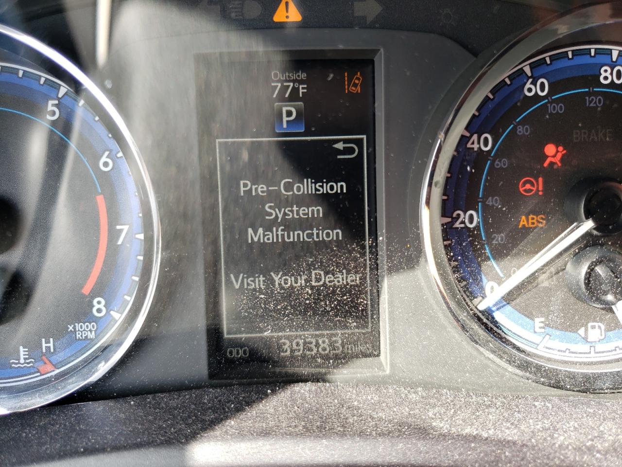 Photo 8 from auction – 2019 TOYOTA COROLLA L with VIN 5YFBURHE1KP898943