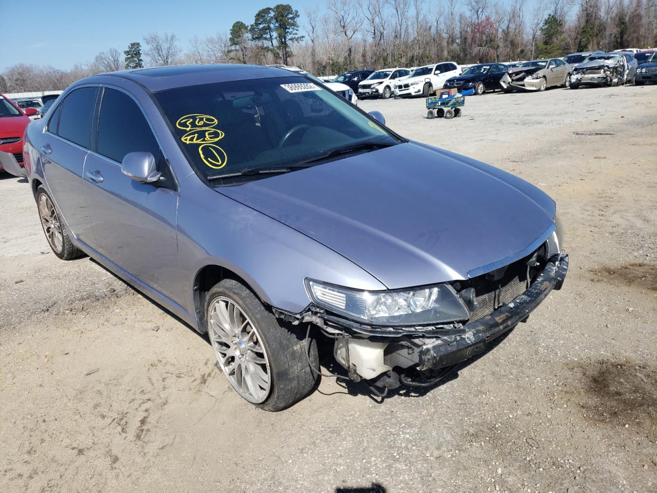 ACURA TSX 2004 with VIN JH4CL96874C007536 - Photo from auction