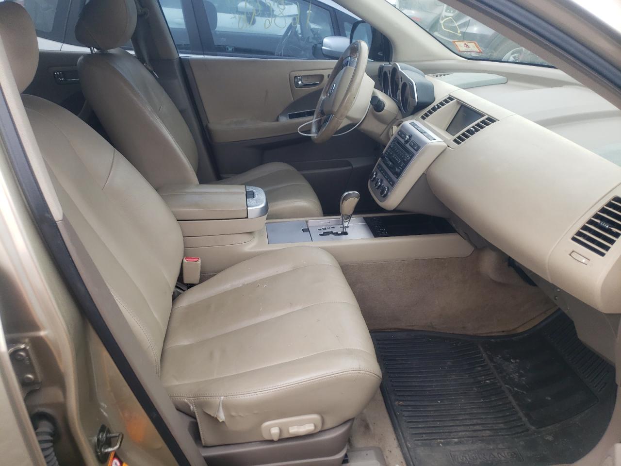 Photo 5 from auction – 2006 NISSAN MURANO SL with VIN JN8AZ08W46W533286