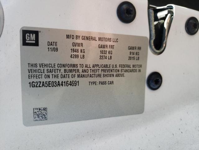 Photo 10 from auction – 2010 PONTIAC G6 with VIN 1G2ZA5E03A4164691