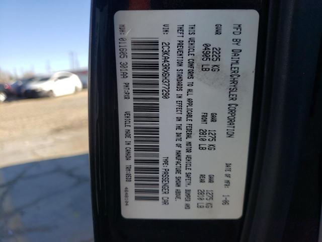 Photo 10 from auction – 2006 CHRYSLER 300 with VIN 2C3KA43RX6H377290