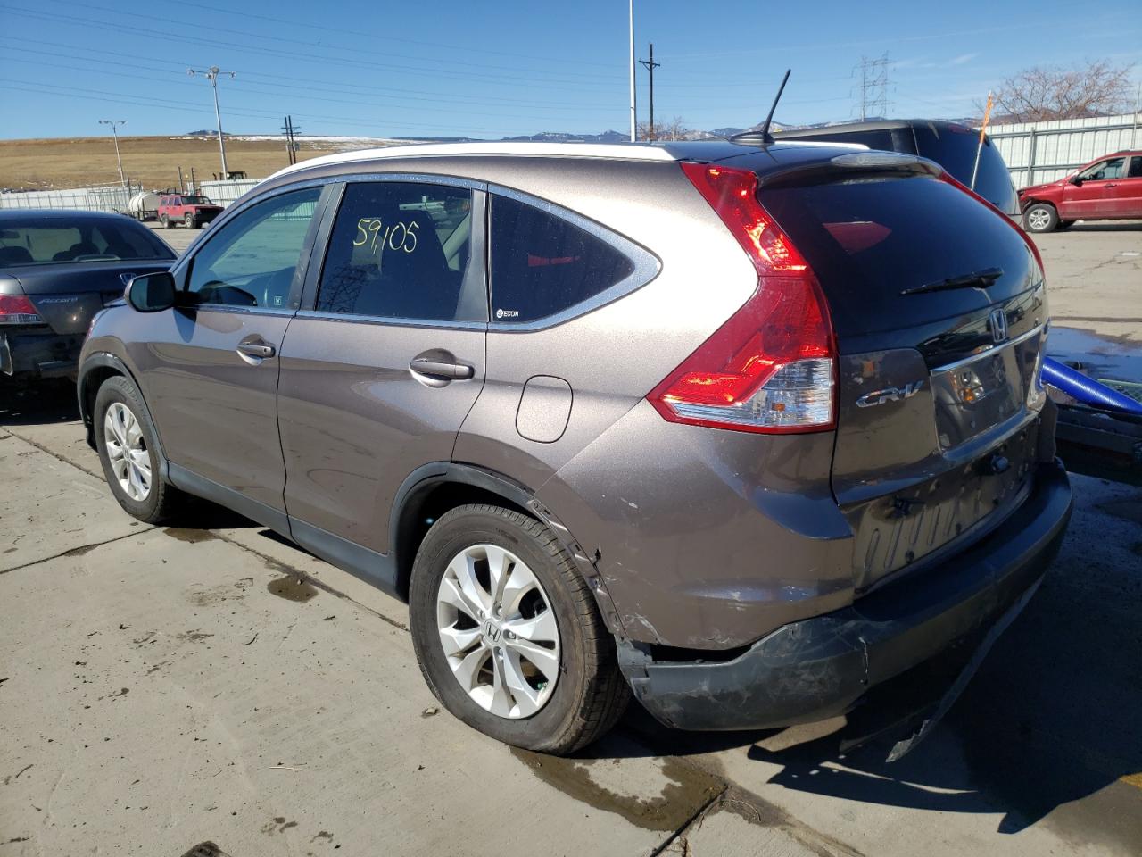Photo 3 from auction – 2012 HONDA CR-V EXL with VIN 5J6RM4H7XCL037168