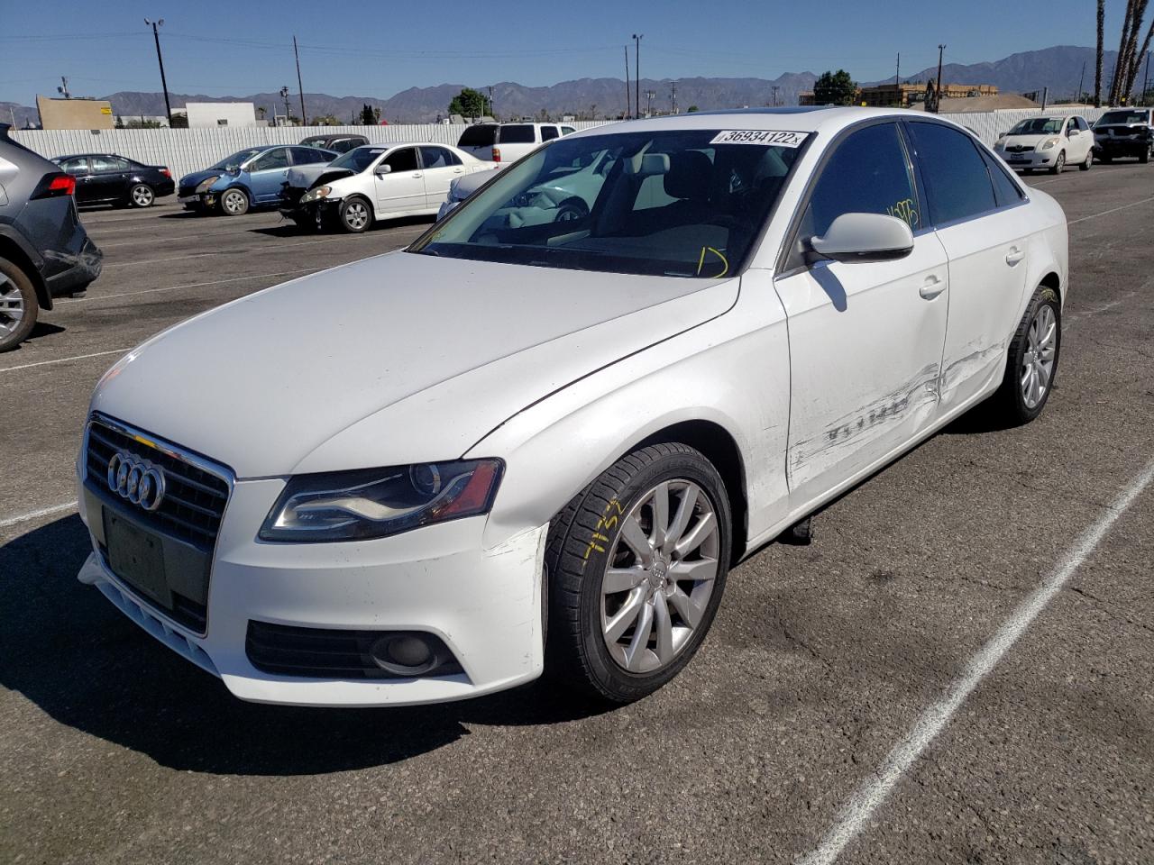 Photo 2 from auction – 2010 AUDI A4 PREMIUM with VIN WAUEFAFL3AN022782