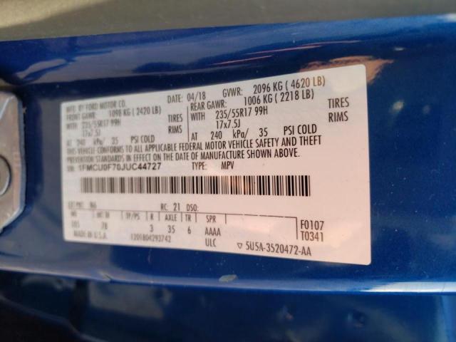 Photo 7 from auction – 2018 FORD ESCAPE S with VIN 1FMCU0F70JUC44727
