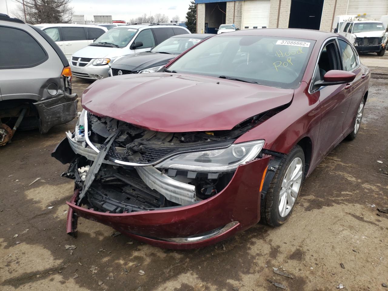 Photo 2 from auction – 2016 CHRYSLER 200 LIMITE with VIN 1C3CCCAB5GN191311