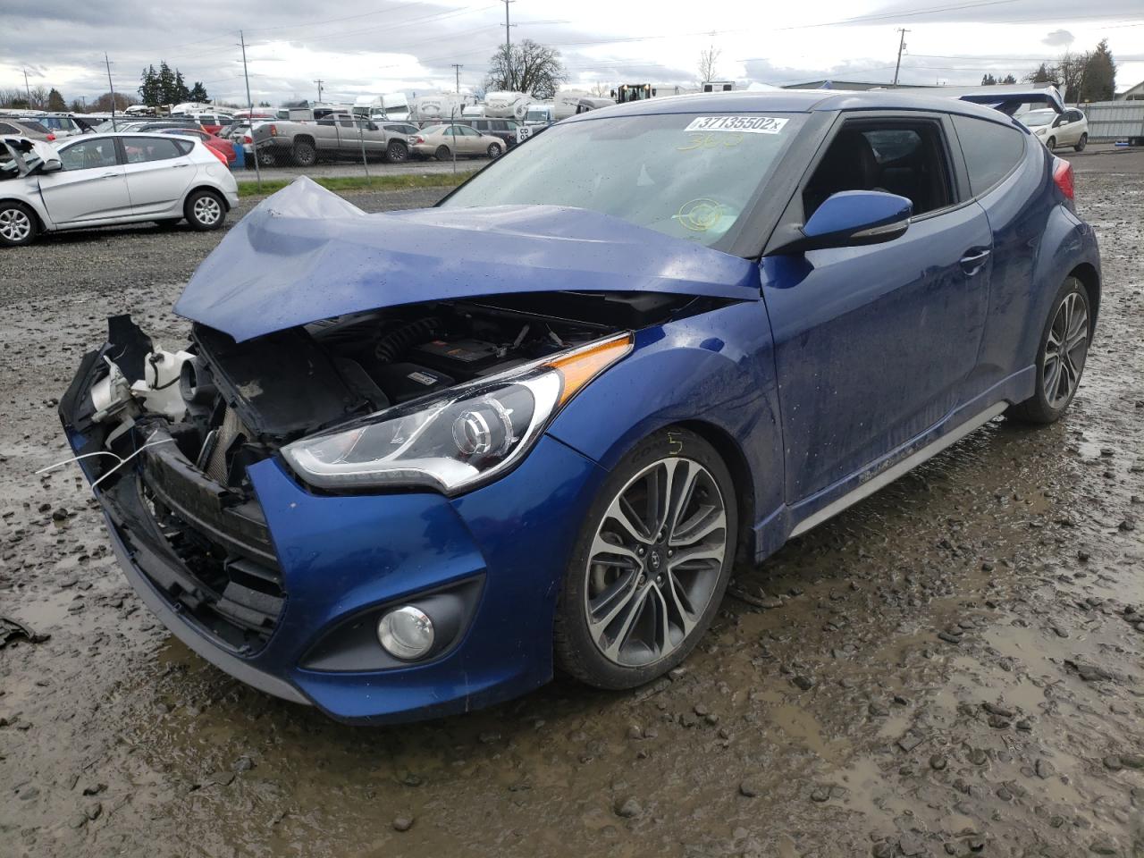 Photo 2 from auction – 2017 HYUNDAI VELOSTER T with VIN KMHTC6AE8HU313766