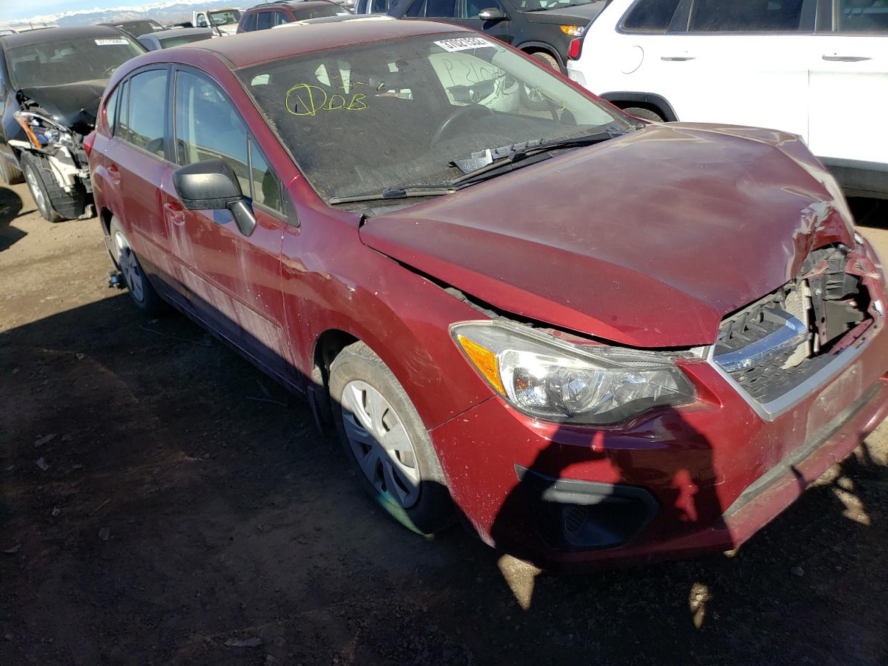 SUBARU IMPREZA 2013 with VIN JF1GPAA62DG856857 - Photo from auction