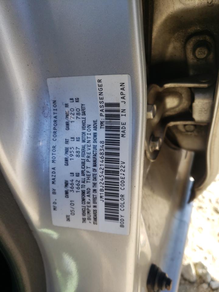 Photo 10 from auction – 2002 MAZDA PROTEGE PR with VIN JM1BJ245421468348