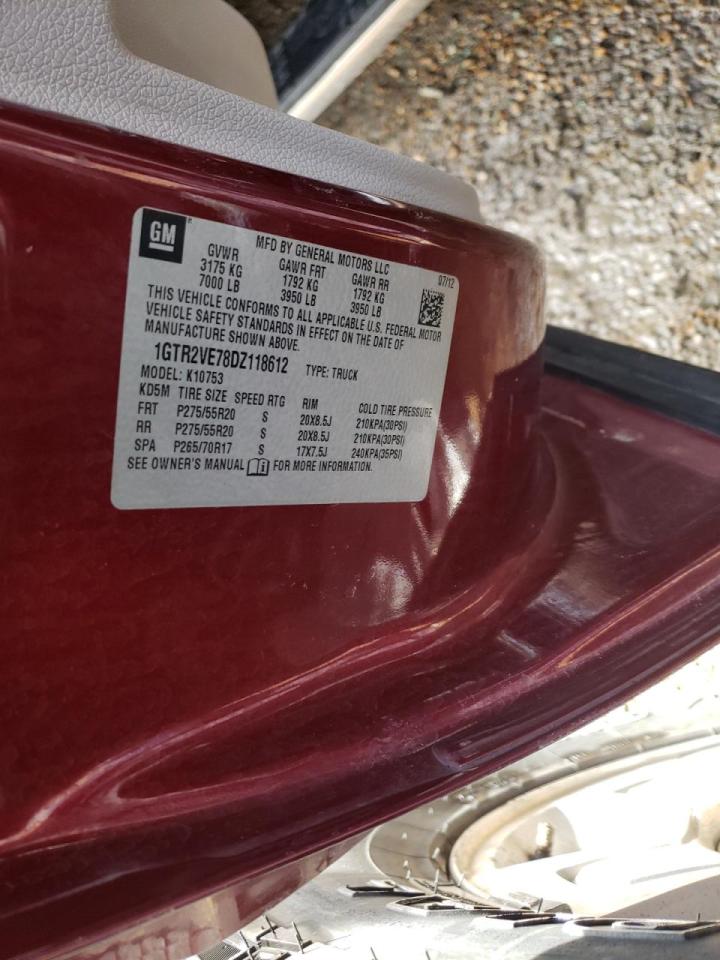 Photo 10 from auction – 2013 GMC SIERRA K15 with VIN 1GTR2VE78DZ118612