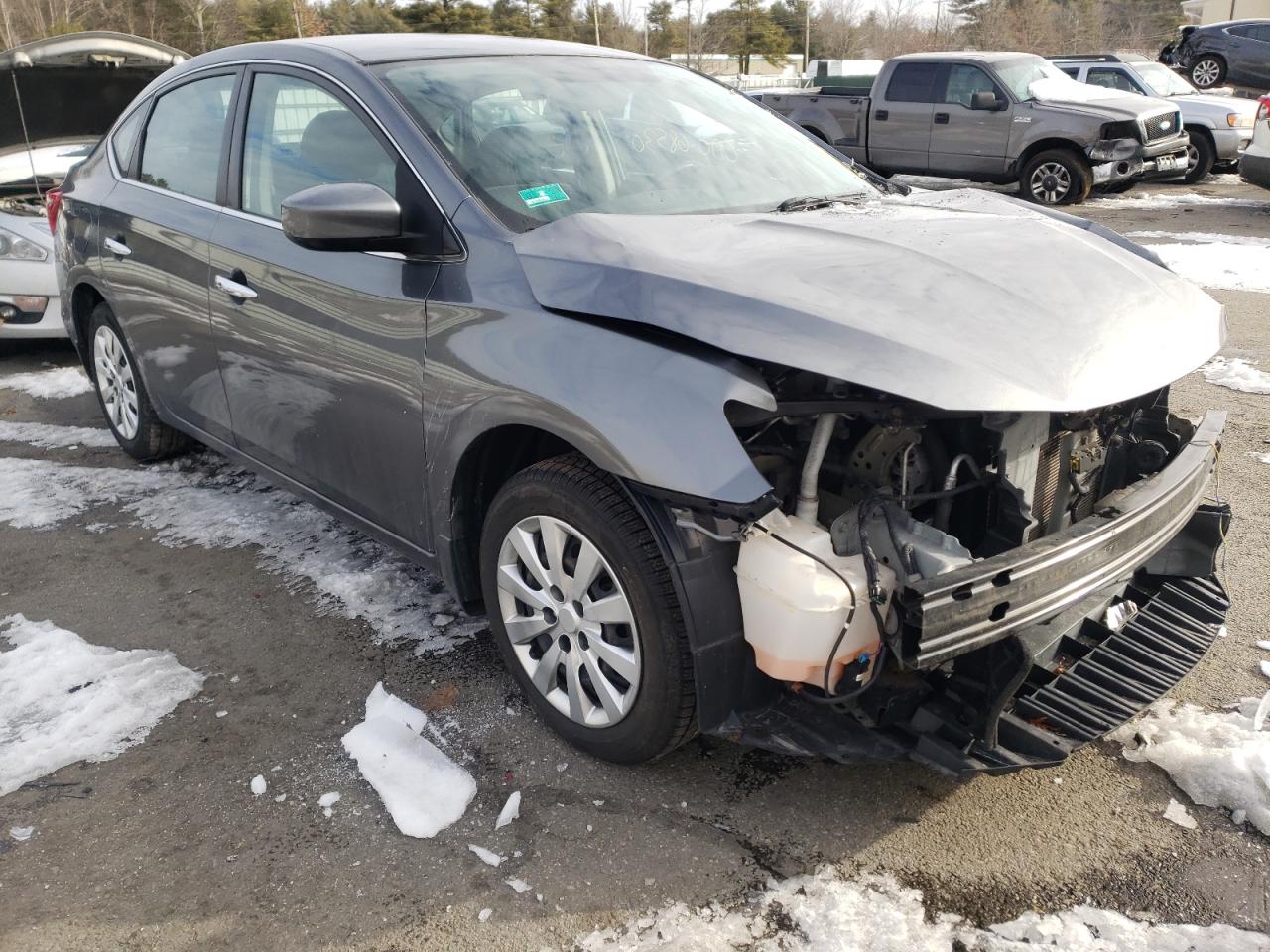 NISSAN SENTRA S 2016 with VIN 3N1AB7AP1GL678114 - Photo from auction