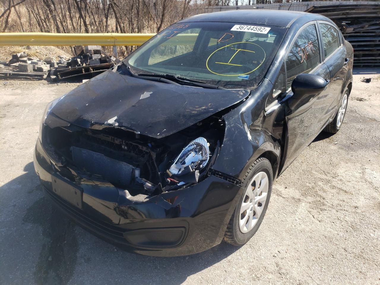 صورة رقم 2 من المزاد - 2012 KIA RIO LX مع VIN KNADM4A31C6086374