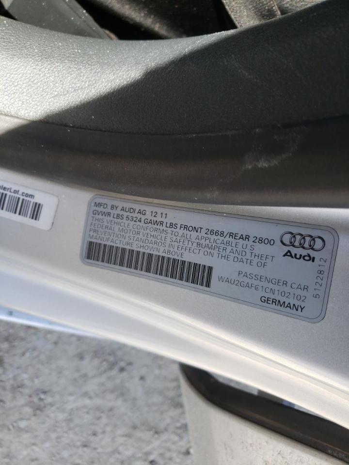 Photo 10 from auction – 2012 AUDI A7 PRESTIG with VIN WAU2GAFC1CN102102