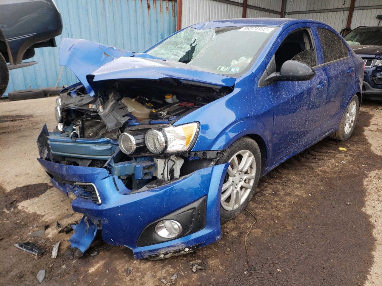 Photo 2 from auction – 2016 CHEVROLET SONIC LT with VIN 1G1JD5SG9G4180400