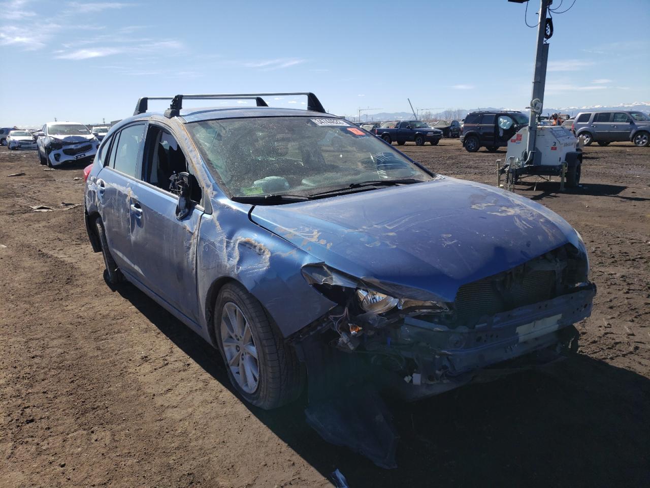 SUBARU IMPREZA PR 2014 with VIN JF1GPAC63E8225933 - Photo from auction