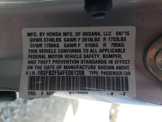 Photo 10 from auction – 2015 HONDA CIVIC LX with VIN 19XFB2F54FE061208