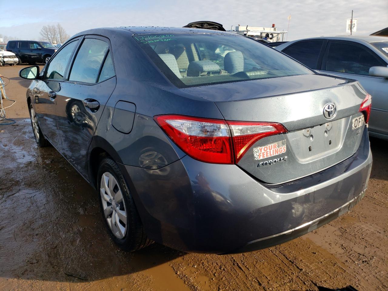 Photo 3 from auction – 2015 TOYOTA COROLLA L with VIN 2T1BURHE1FC350415