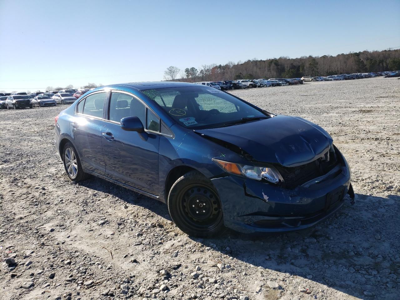 HONDA CIVIC EX 2012 with VIN 19XFB2F89CE336139 - Photo from auction