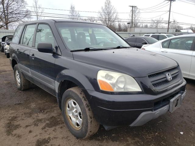 HONDA PILOT LX 2005 with VIN 2HKYF18195H550005 - Photo from auction