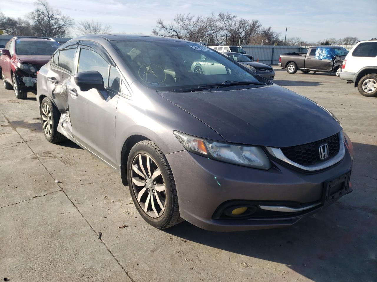 HONDA CIVIC EXL 2015 with VIN 19XFB2F93FE077337 - Photo from auction