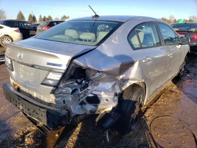 Photo 4 from auction – 2013 HONDA CIVIC HYBR with VIN 19XFB4F26DE001574