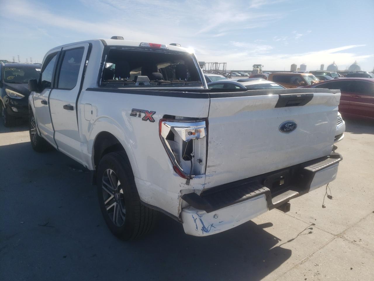 Photo 3 from auction – 2021 FORD F150 SUPER with VIN 1FTEW1C5XMFB26693