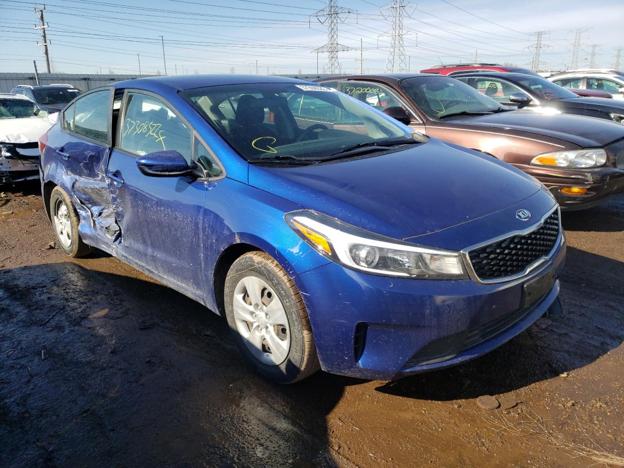 KIA FORTE LX 2017 with VIN 3KPFK4A71HE086817 - Photo from auction