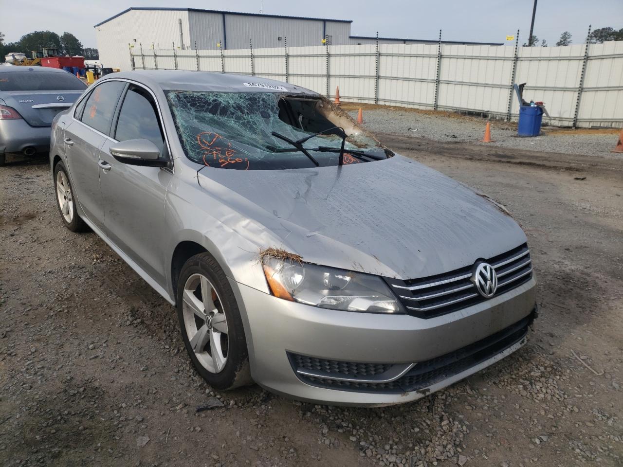 Photo 1 from auction – 2012 VOLKSWAGEN PASSAT SE with VIN 1VWBH7A34CC097528