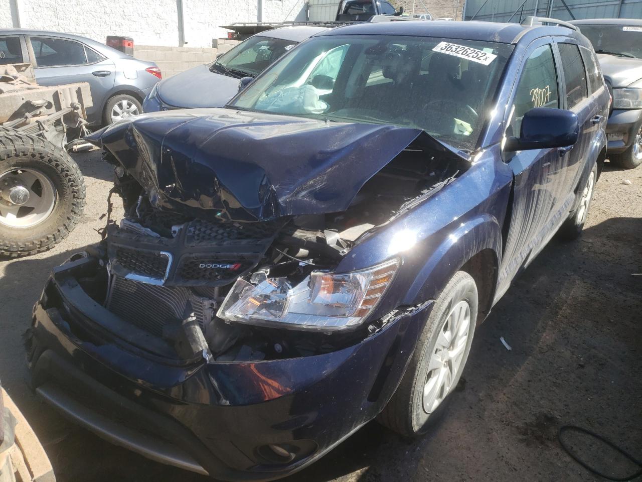 Photo 2 from auction – 2019 DODGE JOURNEY SE with VIN 3C4PDDBG7KT799186