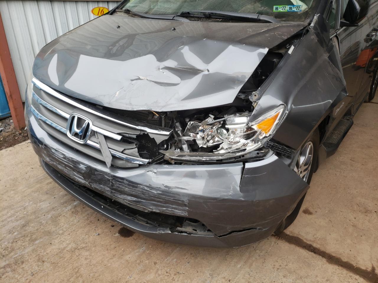 Photo 9 from auction – 2012 HONDA ODYSSEY EX with VIN 5FNRL5H69CB050180