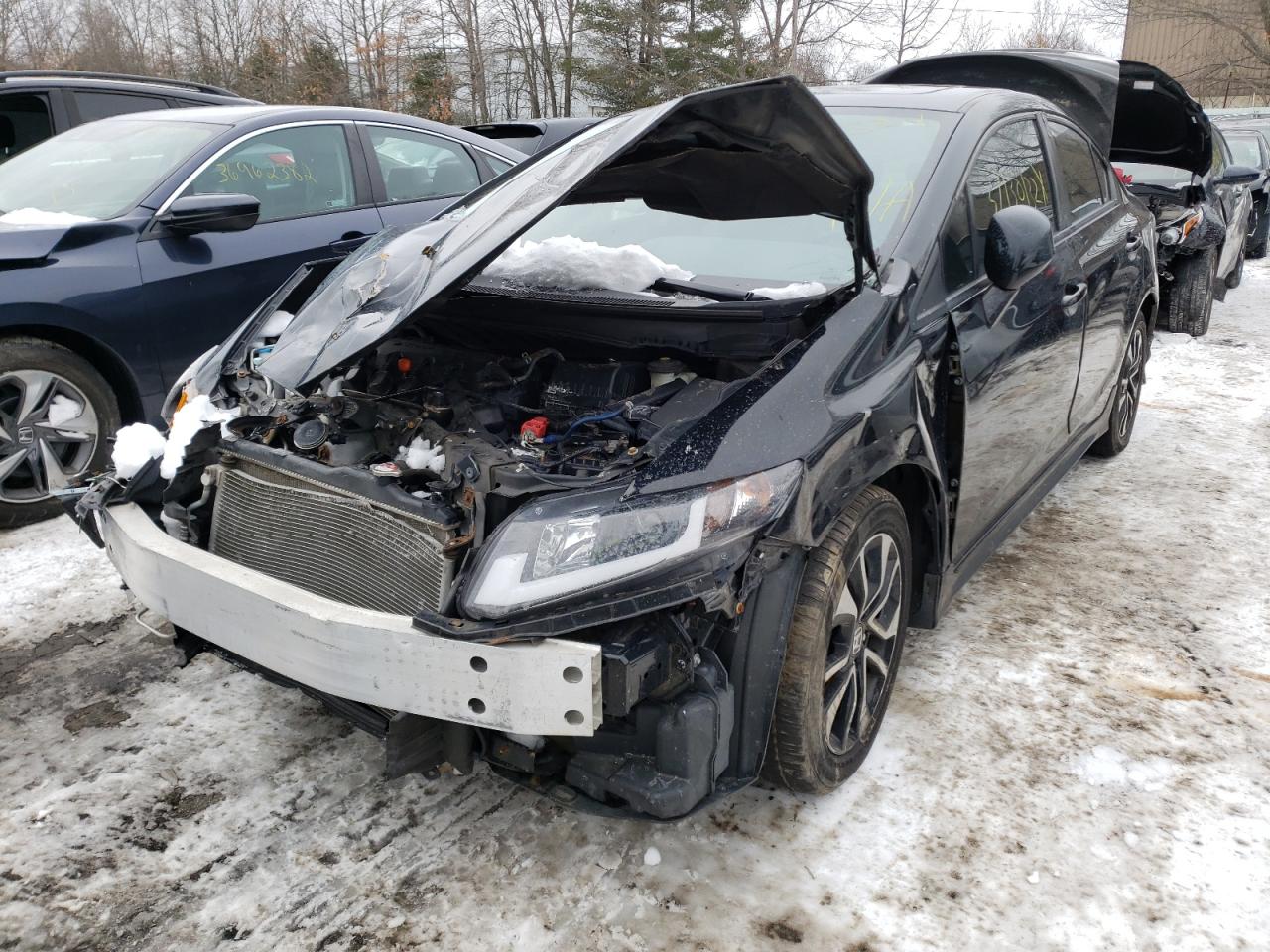 Photo 2 from auction – 2013 HONDA CIVIC EX with VIN 2HGFB2F85DH555073
