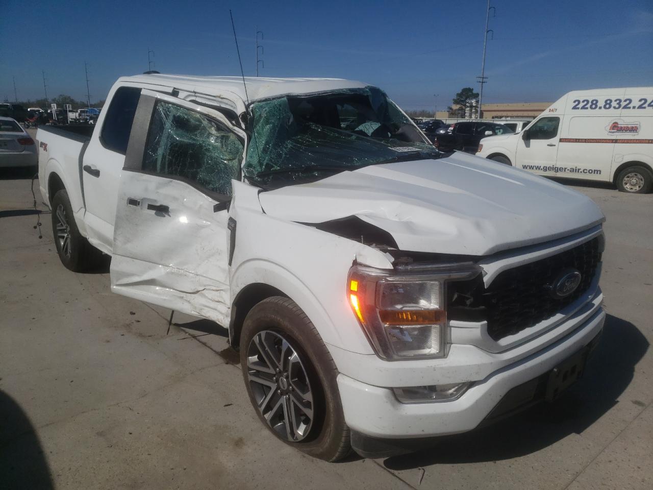 FORD F150 SUPER 2021 with VIN 1FTEW1C5XMFB26693 - Photo from auction