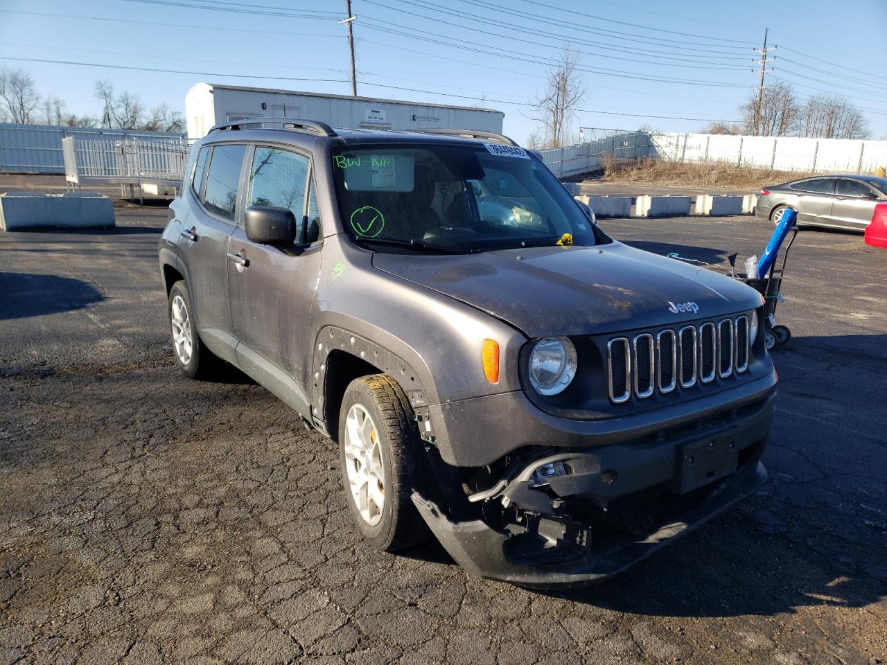 Photo 1 from auction – 2018 JEEP RENEGADE L with VIN ZACCJABB0JPH64909