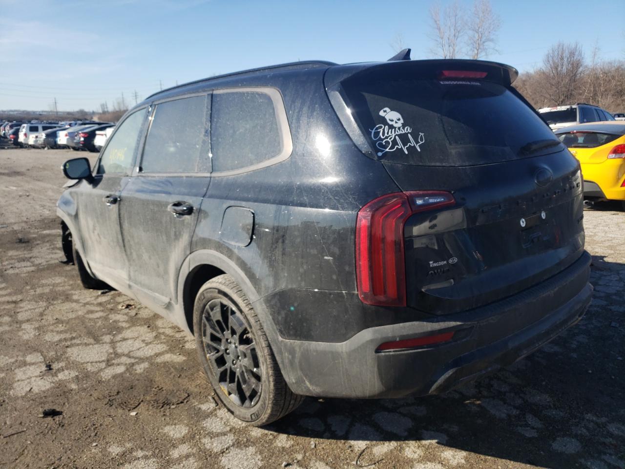 Photo 3 from auction – 2021 KIA TELLURIDE with VIN 5XYP5DHC2MG164095