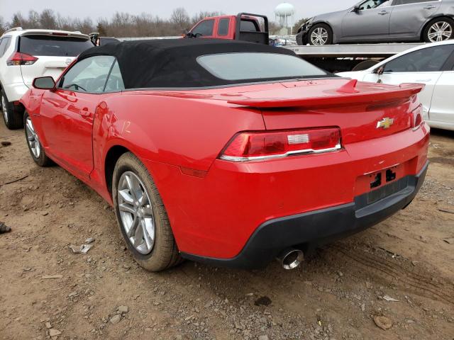 Photo 3 from auction – 2015 CHEVROLET CAMARO LT with VIN 2G1FD3D35F9132831