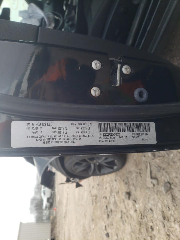Photo 10 from auction – 2016 DODGE CHALLENGER with VIN 2C3CDZAG2GH349513