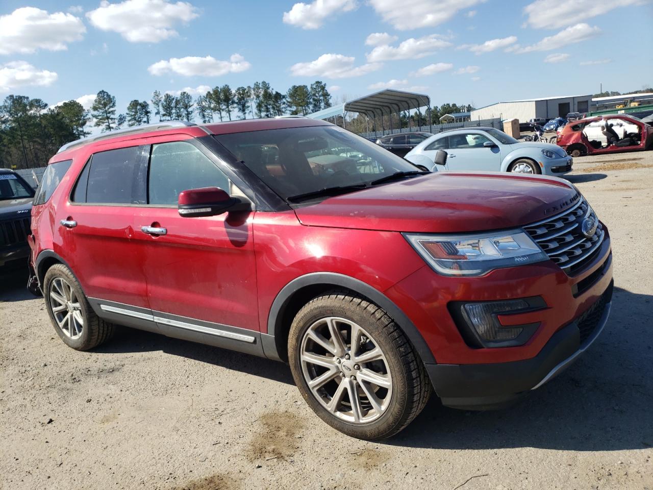 FORD EXPLORER L 2016 with VIN 1FM5K7F8XGGA99252 - Photo from auction