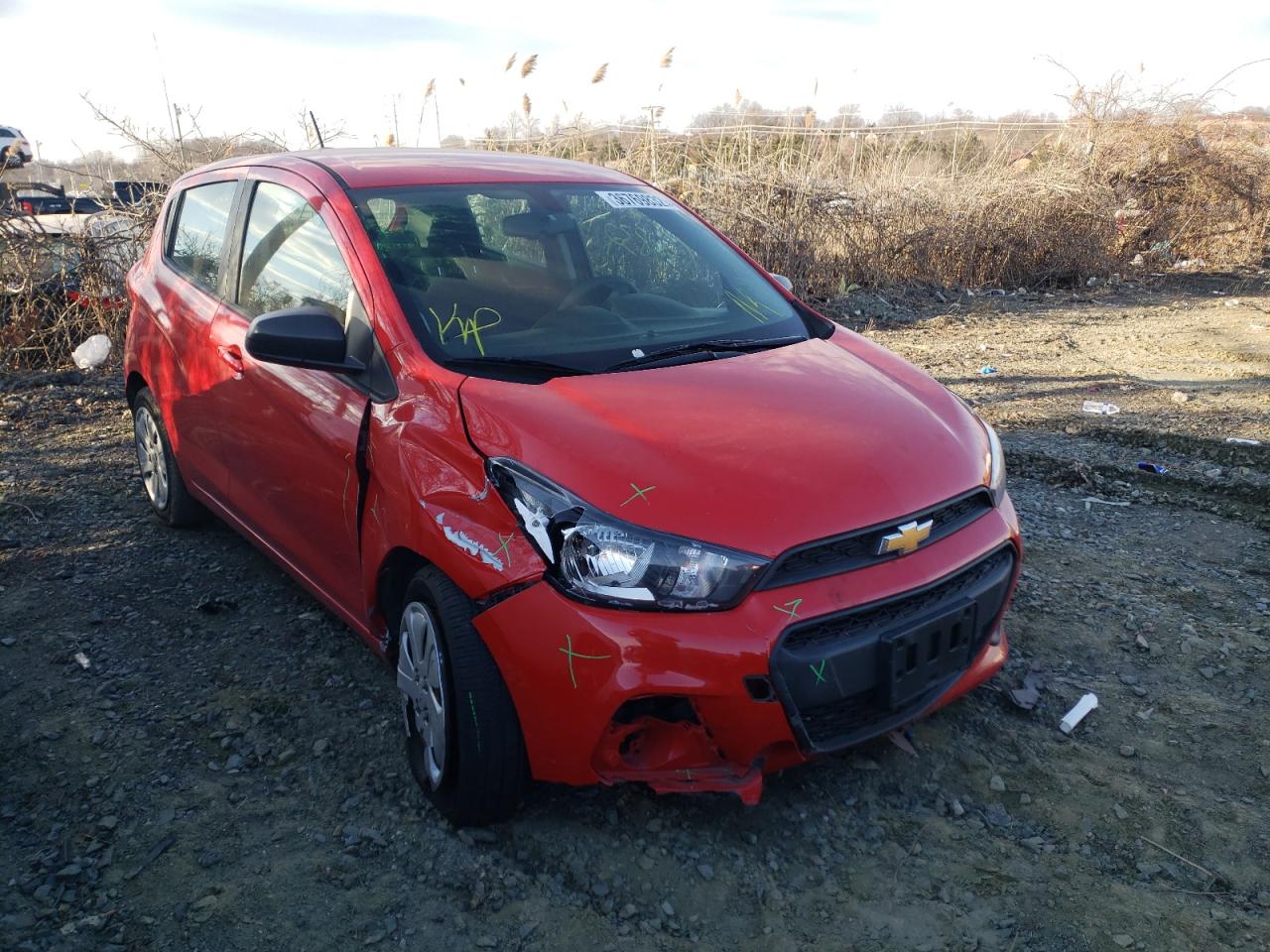 CHEVROLET SPARK LS 2017 with VIN KL8CB6SA2HC829669 - Photo from auction