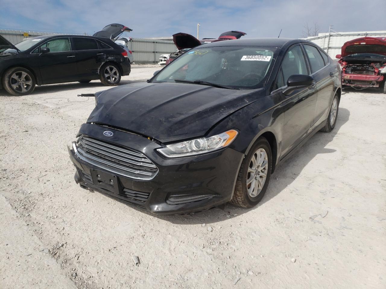 Photo 2 from auction – 2016 FORD FUSION S with VIN 3FA6P0G71GR256656