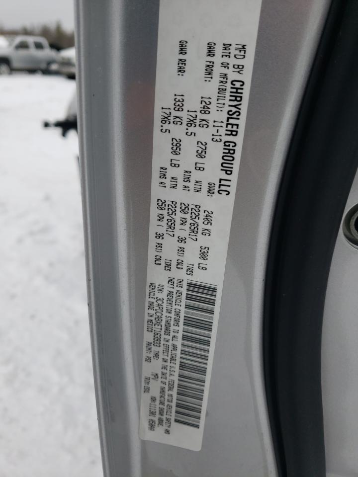 Photo 10 from auction – 2014 DODGE JOURNEY SE with VIN 3C4PDCABXET163933