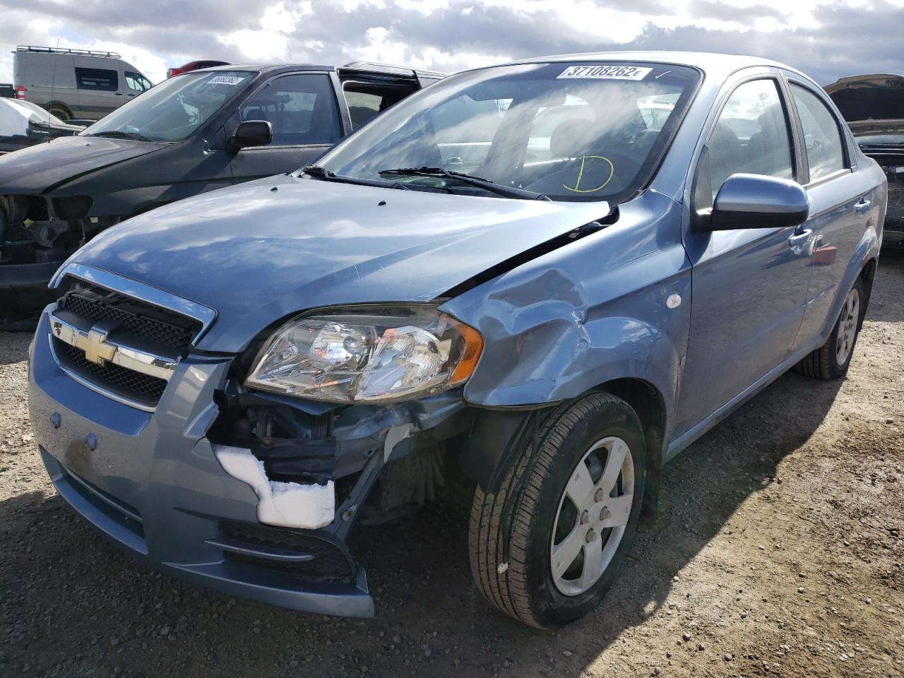 Photo 2 from auction – 2007 CHEVROLET AVEO BASE with VIN KL1TD56627B050611