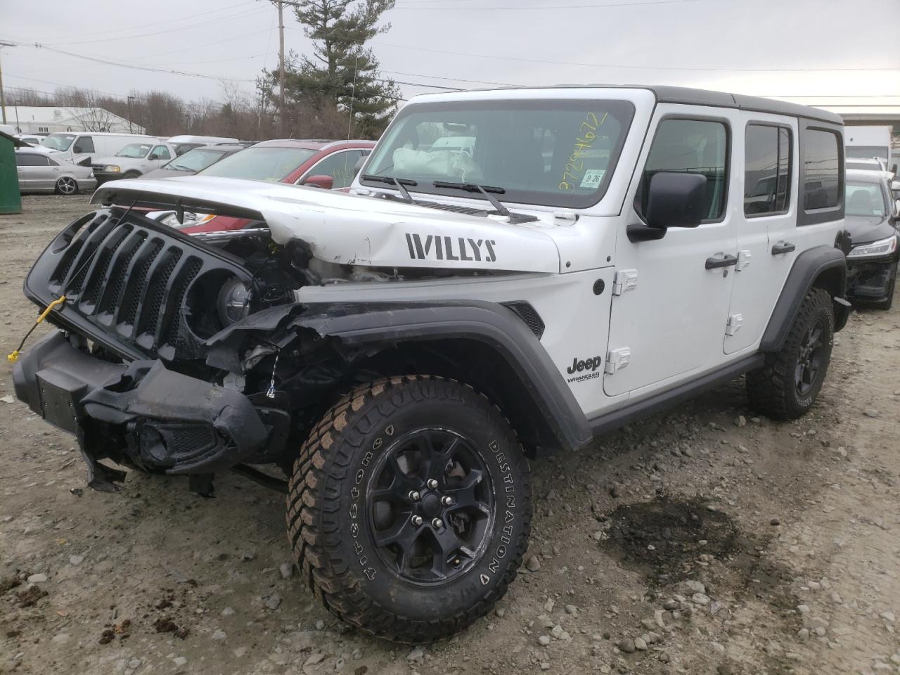 Photo 2 from auction – 2021 JEEP WRANGLER U with VIN 1C4HJXDN5MW787366