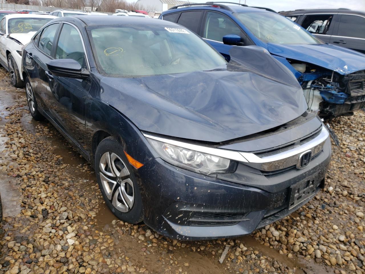 HONDA CIVIC LX 2016 with VIN 19XFC2F51GE035096 - Photo from auction