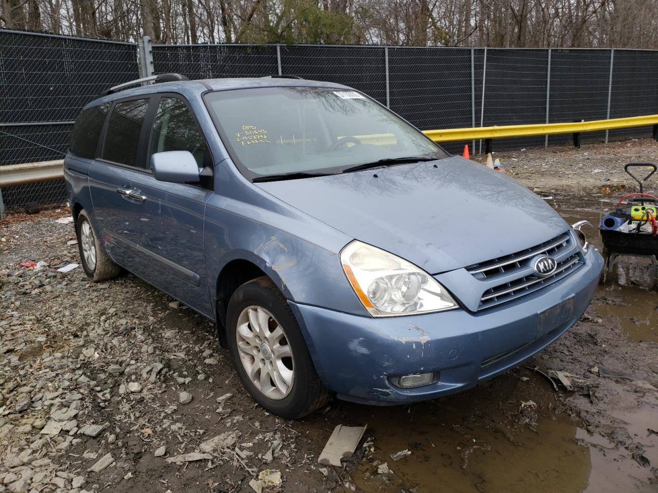 KIA SEDONA EX 2010 with VIN KNDMH4C35A6341643 - Photo from auction