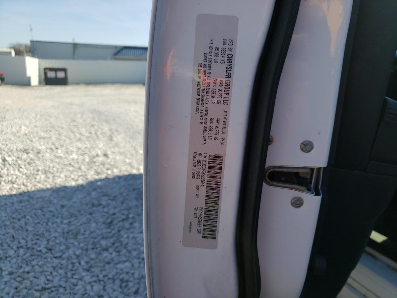 Photo 10 from auction – 2014 DODGE CHARGER SX with VIN 2C3CDXHG6EH356441