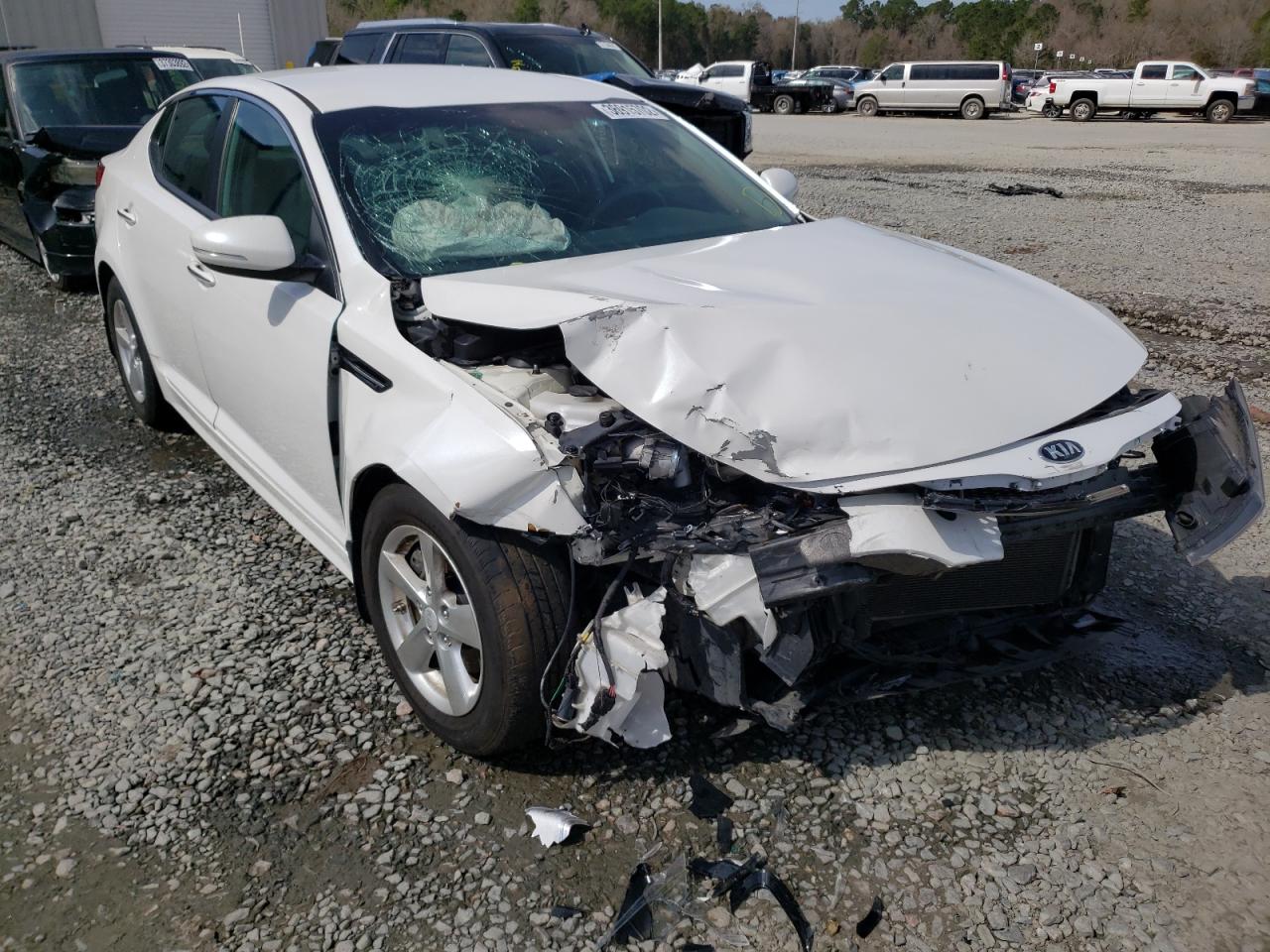 KIA OPTIMA LX 2015 with VIN KNAGM4A7XF5544116 - Photo from auction