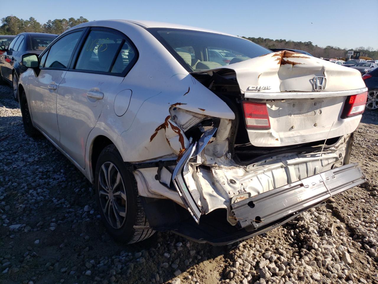 Photo 3 from auction – 2013 HONDA CIVIC LX with VIN 2HGFB2F56DH603637