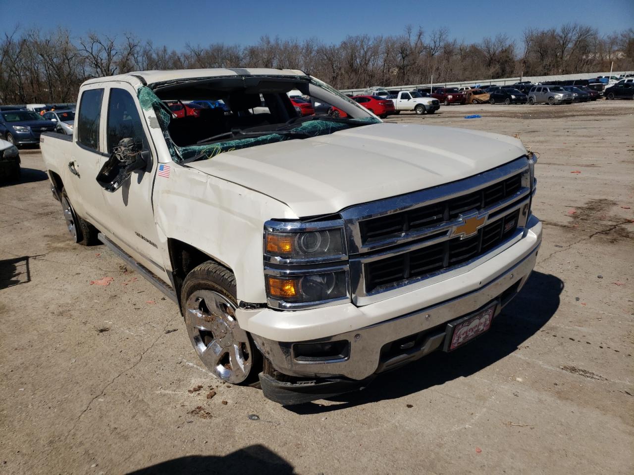 CHEVROLET SILVERADO 2014 with VIN 3GCUKSECXEG198065 - Photo from auction