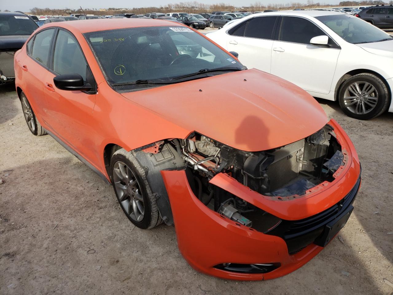 DODGE DART SXT 2015 with VIN 1C3CDFBB0FD225348 - Photo from auction