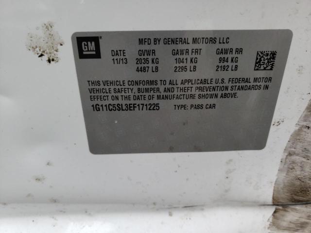 Photo 10 from auction – 2014 CHEVROLET MALIBU 1LT with VIN 1G11C5SL3EF171225